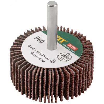 Диск лепестковый для дрели радиальный 50х20х6 мм Р 60