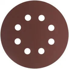 Круги шлифовальные с отверстиями (липучка), алюминий-оксидные, 125 мм, 5 шт Р 1000 гибкая -14А