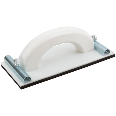 Терка для нажд.бумаги пластиковая с мет.прижимом 230х105 мм