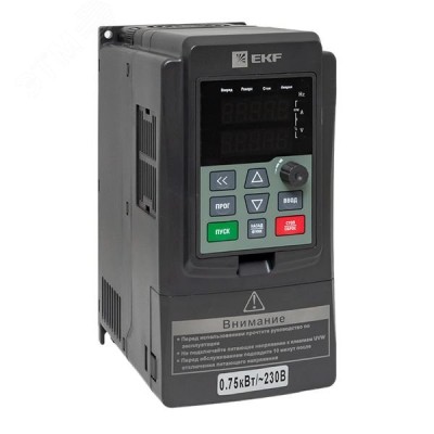 Преобразователь частоты 0.75/1.5 кВт 1х230В VECTOR-100