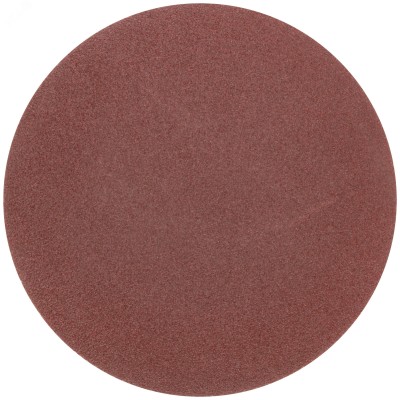Круги шлифовальные сплошные (липучка), алюминий-оксидные, 125 мм, 5 шт Р 80 гибкая -14А