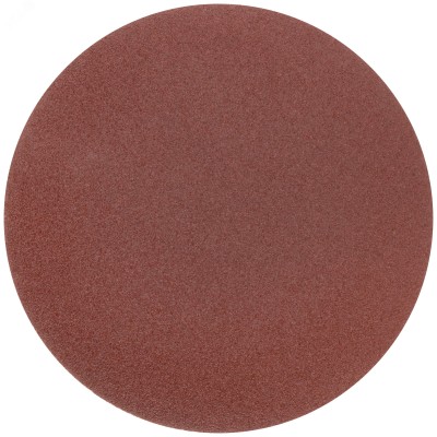 Круги шлифовальные сплошные (липучка), алюминий-оксидные, 125 мм, 5 шт Р 100 гибкая -14А