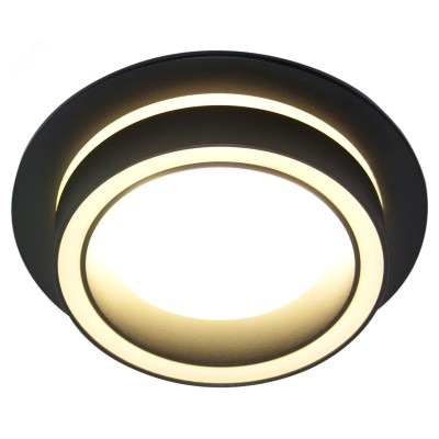 Светильник встраиваемый DK116 BK под лампу GX53 черный