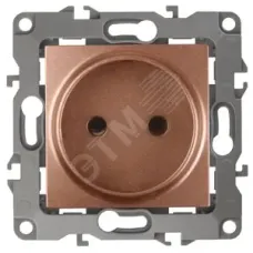 12-2105-14 ЭРА Розетка 2P, 16A-250В, IP20, Эра12, медь (10/100/3000)