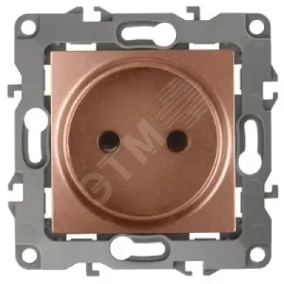 12-2105-14 ЭРА Розетка 2P, 16A-250В, IP20, Эра12, медь (10/100/3000)
