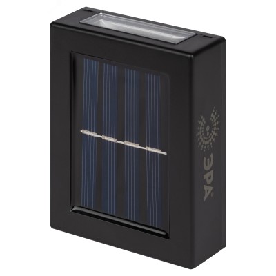 Светильник уличный ЭРА ERAFS024-02 на солнечной батарее настенный Практик 2 LED 7*3*10 см
