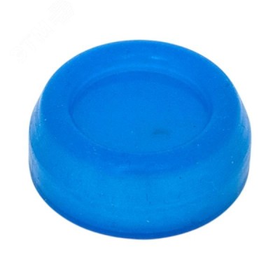 Силиконовый колпачок синий для плоской кнопки XB4