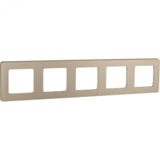 Рамка 5-местная шампань INSPIRIA