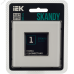 SKANDY Рамка 1-местная SK-F21W стекло арктический белый IEK