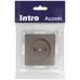 Розетка Intro Accent 6-201-08 2P, 16А-250В, IP20, СУ, бронза