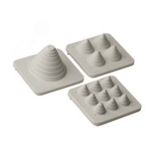 Кабельный ввод  - мембранный, 4х21мм  - кол-во отверстий=4, макс. диаметр=21мм, 1 упаковка - 20 шт.