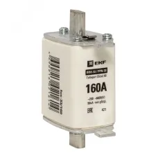 Плавкая вставка ППН-33 160/160А габарит 00 EKF