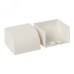 Заглушка (40х25) (4 шт) Plast EKF Белый
