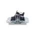 BRITE Розетка двойная TV+RJ45 кат.5E РТВ/РК12-БрА алюминий