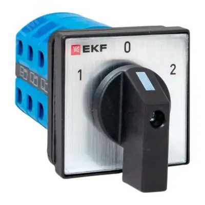 Переключатель кулачковый ПК-1-43 25А 3P 1-0-2 IP65 EKF