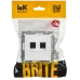 BRITE Розетка компьютерная двойная кат.5E RJ45 РК10-2-БрАБ арктический белый IEK