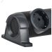 COMFORT Удлинитель У04К 4 места 2P+PE 1,5м 3х1,5мм2 16А USB A+C 20Вт черный IEK