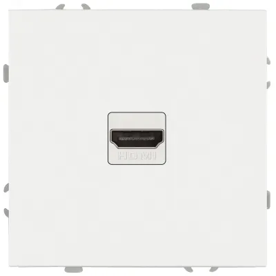 Розетка скрытого монтажа в рамку HDMI IP20 белый матовый 15-3114-08 Galaxy