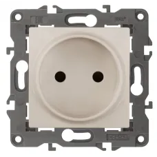 14-2105-02 ЭРА Розетка 2P, 16A-250В, IP20, Эра Elegance, сл.кость (10/100/2800)