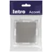 Переключатель Intro Accent 6-108-09 перекрёстный, 10А-250В, IP20, СУ, титан