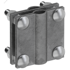 Зажим заземления с разделителем крестообразный стержень-полоса/пруток оцинкованная сталь TD IEK