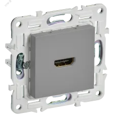 SKANDY Розетка HDMI SK-H01Gr серый IEK