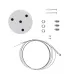Светильник LED ЭРА Geometria SPO-154-W-40K-042 Delta 42Вт 4000К 3500Лм IP40 800*800*80 белый подвесной