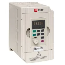 Преобразователь частоты 0.4/0.75 кВт 1х230В VECTOR-100