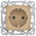 FLITE Розетка с заземлением без защитных шторок безвинтовое крепление 16А РС11-1-ФлХ хаки IEK