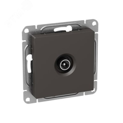 Механизм розетки TV  одиночная  мокко Эпика EKF