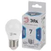 Лампочка светодиодная ЭРА STD LED P45-7W-840-E27 E27 / Е27 7Вт шар нейтральный белый свет