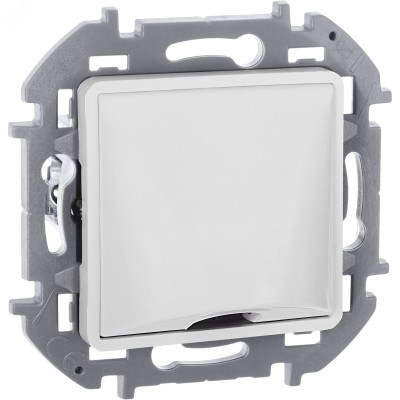 Вывод кабеля с зажимом для кабеля белый INSPIRIA