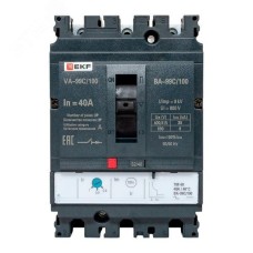 Автоматический выключатель ВА-99C 100/40А 3P 36кА EKF
