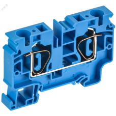 ARMAFIX Клемма пружинная CX10 BU 10мм2 проходная синяя IEK