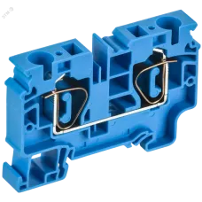 ARMAFIX Клемма пружинная CX10 BU 10мм2 проходная синяя IEK