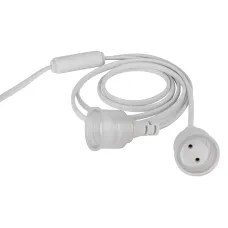 Патрон ЭРА FITO-Holder G13 IP65 mах Т8 для ламп FITO до 1200 мм 2хG13 с выключателем, вилкой 1.5 м