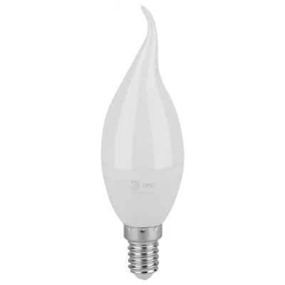 Лампа светодиодная ЭРА GREEN LINE LED BXS-6W-840-E14 GL E14 6 Вт свеча на ветру яркий белый свет