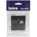 Розетка Intro Accent 6-303-05 информационная RJ45, IP20, СУ, антрацит