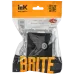 BRITE Розетка двойная TV+RJ45 кат.5E РТВ/РК12-БрЧ черный