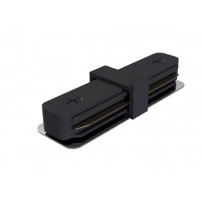 Коннектор ЭРА TR-1PA-IC-BK прямой для однофазного шинопровода черный