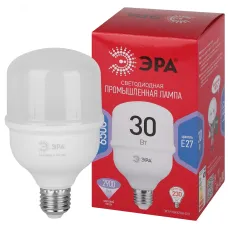 Лампа светодиодная ЭРА RED LINE LED POWER T80-30W-6500-E27 R E27 R 30 Вт колокол холодный белый свет