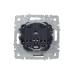 BRITE Розетка с заземлением с защитными шторками и крышкой 16А IP44 РСбш10-3-44-БрЧ черный