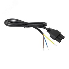 Кабель для подключения светодиодных линейных светильников ДБО-60/120/150 черный 1 метр 3x0,75 мм2