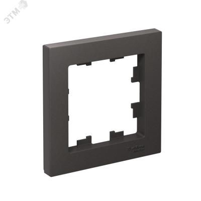 ATLASDESIGN 1-постовая РАМКА, БАЗАЛЬТ