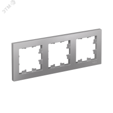 Рамка трехпостовая ATLASDESIGN универсальная алюминий