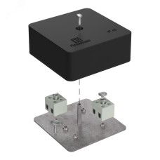 Коробка огнестойкая для кабель-канала 40-0450-FR1.5-4 Е15-Е120 RAL9005 75х75х30 (87 шт/кор)