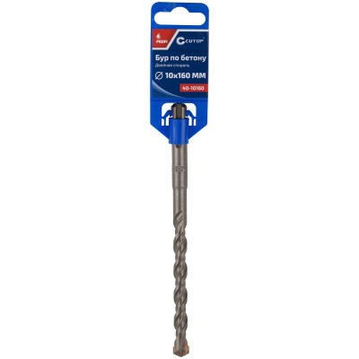 Бур по бетону , Profi, двойная резьба, SDS-Plus, 10x160 мм