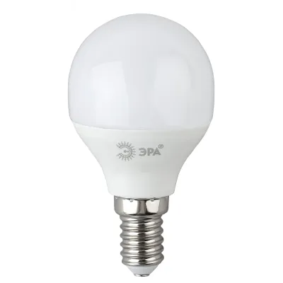 Лампочка светодиодная ЭРА RED LINE LED P45-10W-827-Е14 R E14 / Е14 10Вт шар теплый белый свет