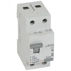 ВДТ RX3 - 2П - 63 А - тип AC - 30 мА - 2 модуля