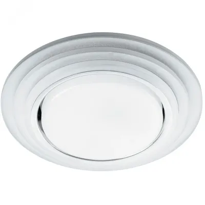 Светильник встраиваемый со светодиодной подсветкой 20LEDx2835 SMD 6400K, 15W GX53, без лампы, матовый, хром, CD5023 круг с драйвером в комплекте